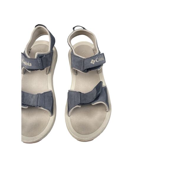 Columbia Men’s Hiking Sandals Gray Beige Adjustable Strap Size 12 - Picture 5 of 6